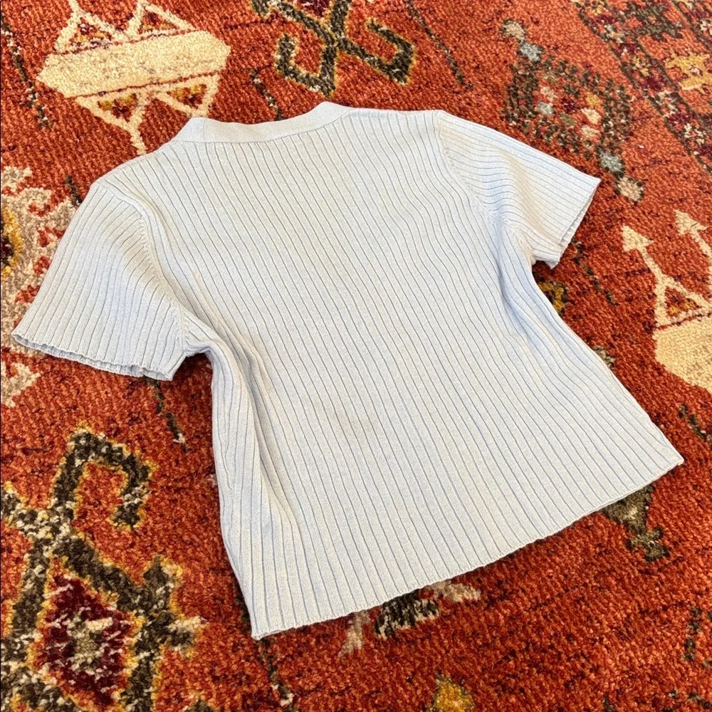 🪡👕NWOT Ribbed Button Down Cardigan Sz XL👕🪡 - Picture 6 of 6